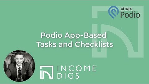 Podio App-Based Tasks and Checklists