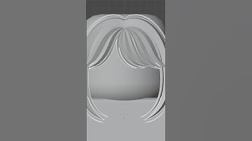How to Make Roblox UGC Bangs in Blender #roblox