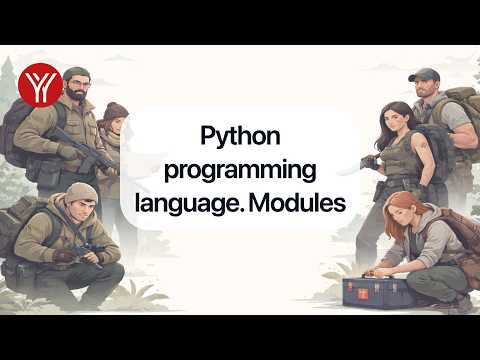 Python programming language. Modules