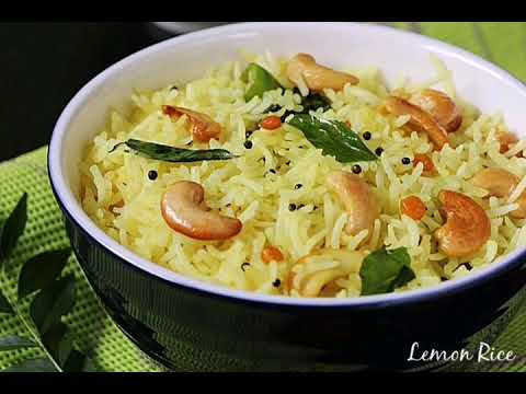 Lemon rice | variety rice recipe in Tamil | Easy and quick lunch | GU ...