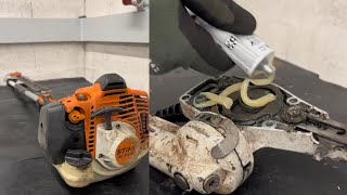 STIHL HL 94 C-E Hedge Trimmer: How to Lubricate the Gear Head