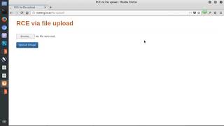 07 Remote Code Execution via File Upload - Demo