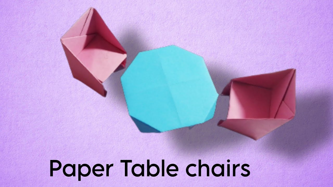 how-to-make-paper-table-paper-diy-origami-paper-table-kaise-bnaye