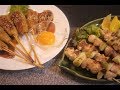 フライパンで焼き鳥！【居酒屋/仕込み】☆串焼き（ねぎま、皮、月見つくね）の仕込みと焼き方☆