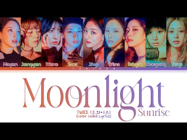 TWICE- Moonlight (Tradução codificada em cores, Legendado ENG/PT-BR) 