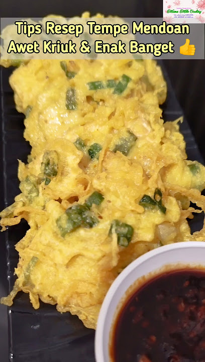 Tips Resep Tempe Mendoan Awet Kriuk & Enak Banget 👍 #shortstips