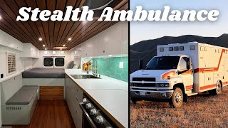 Navy Vets Convert BEST Ambulance into Camper & Tiny Home