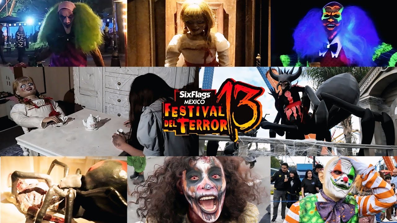 🎃FESTIVAL DEL TERROR DE SIX FLAGS MÉXICO 2025🎃 |💎TITO ARÉVALO💎
