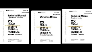 Hitachi ZX350-7G Technical and Workshop Manual – Machine