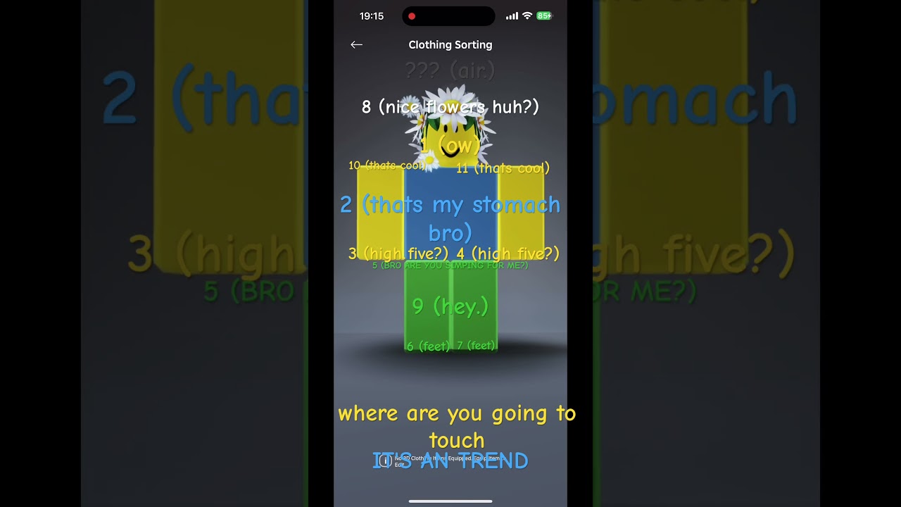 Where are you going to touch? 