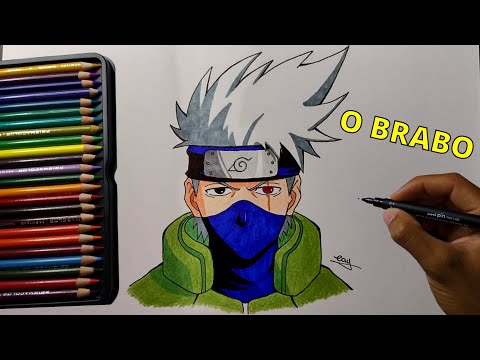 Como Desenhar O Kakashi  Anime karakterler, Çıkartma, Anime