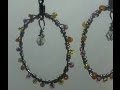 How to make beaded wire wrap earrings. Very Nice!