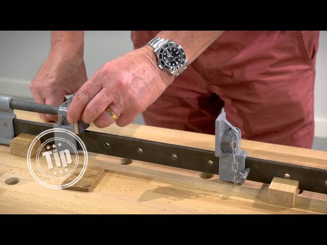 Homemade Long Bar Clamps WOODWORKING 