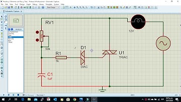 Montaje de Circuito Dimmer con Triac y Diac