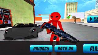 stickman monster rope hero city crime simulator gameplay screenshot 1