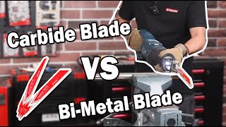 Carbide Reciprocating Saw Blade vs Standard Bi-Metal Blade --- EZARC Challenge