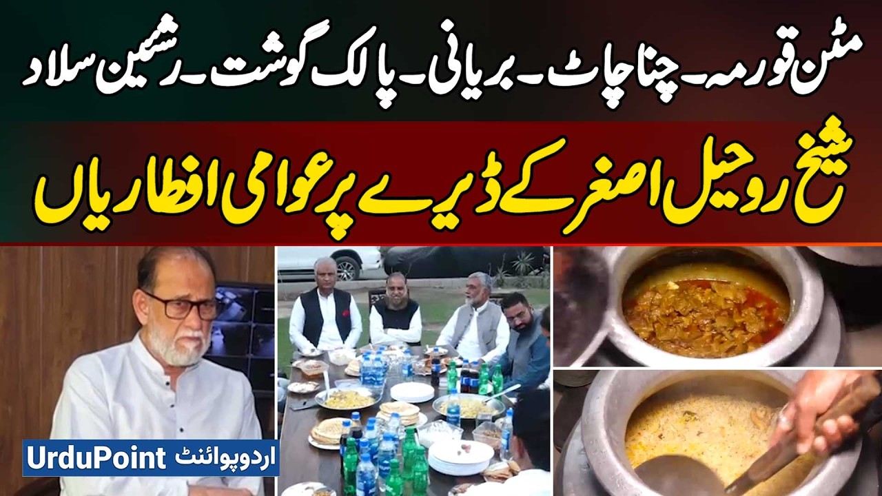 Mutton, Chana Chaat, Biryani, Palak Gosht, Russian Salad - Grand Iftars At Shaikh Rohale Asghar Dera