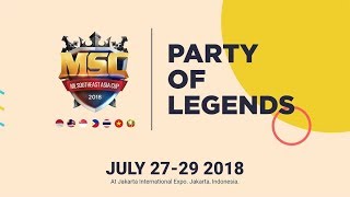 MSC 2018 Party OF Legends - Day 1 Game 1 = Aerowolf Roxy 1 vs 0 Air...