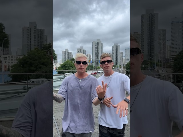 Summer vibe from Shanghai🤓🤓 #summer #beatbox #madtwinz #vibe #twins #china class=