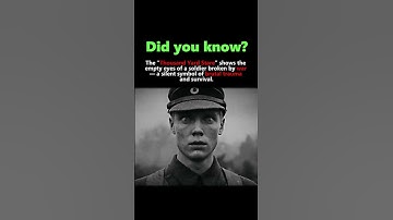 Shell Shock Happened in Both WW2 and WW1 #history