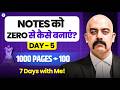 How To Make Effective NOTES for UPSC | 7 Days With Dr. Sidharth Arora | Day 5