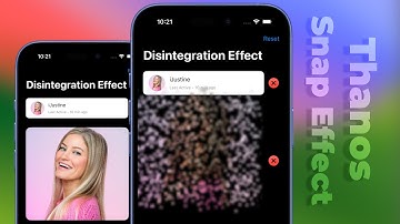 Disintegration Effect (Thanos Snap Effect) | SwiftUI