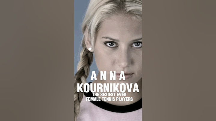 Anna Kournikova The Sexiest Ever Female Tennis Players#shorts