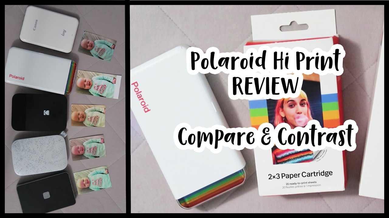 Polaroid Hi Print Review & Demo Compare to HP Sprocket, Kodak Smile