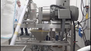 Almond Milk processing on the Comitrol® Processor Model 9300 by Urschel.
