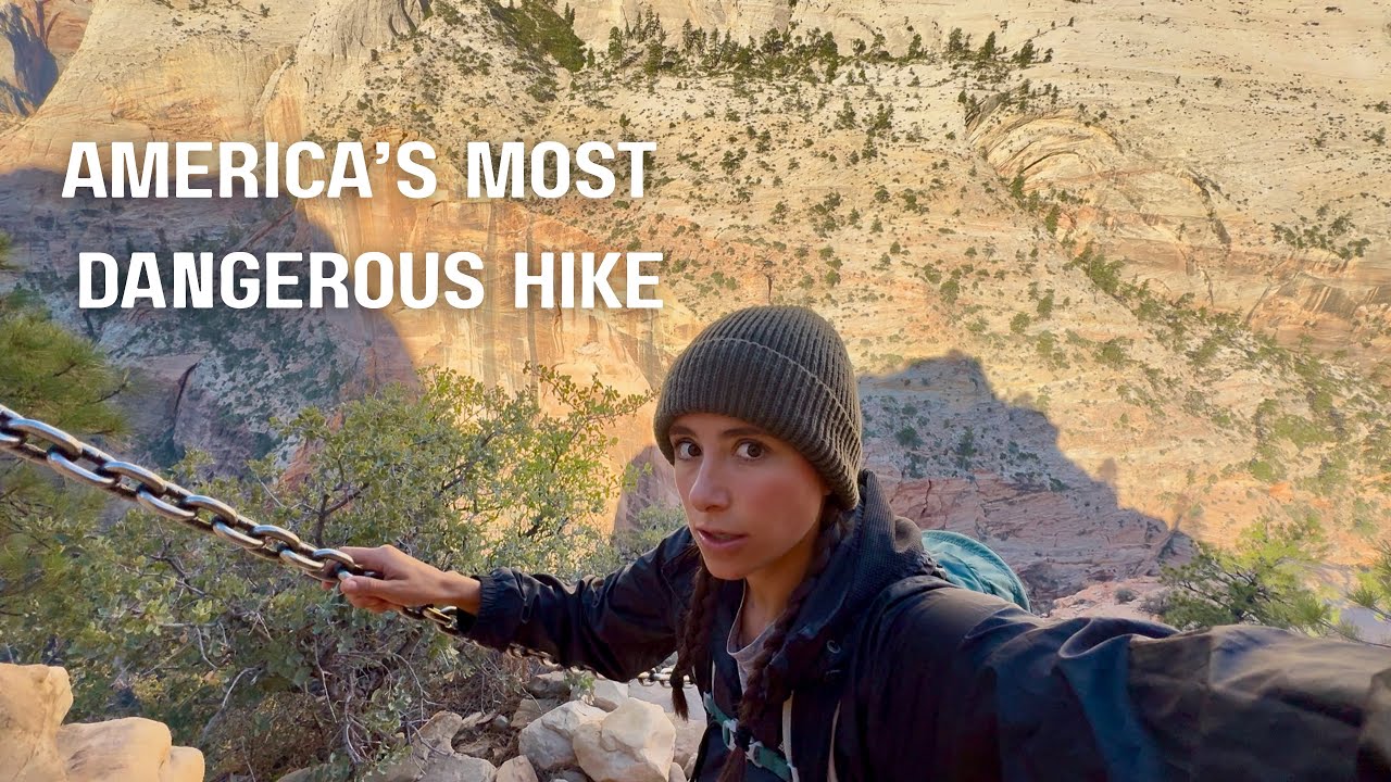 I hiked the most dangerous trail in America | Zion National Park - YouTube