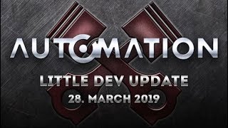 Little Dev Update: 28. March 2019
