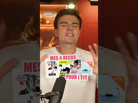 Avec @arte, je vous partage mes 4 recos à regarder cet été.