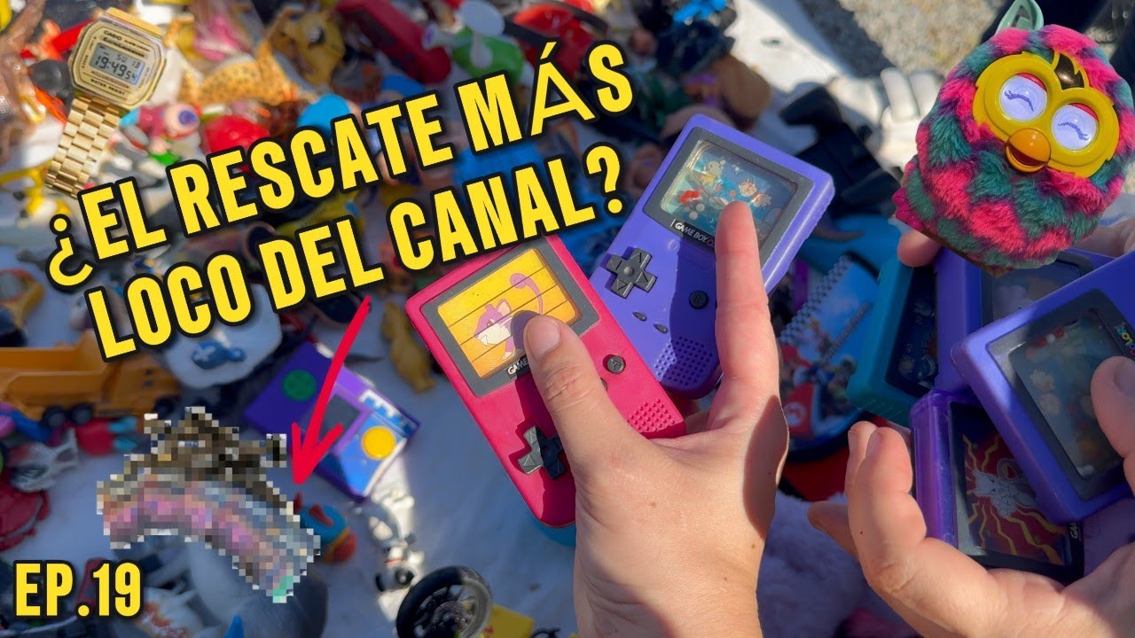 El Rescate más Increíble del Rastro. Encontramos Tesoro Top en el Tianguis, Pokemon y más.EP.19