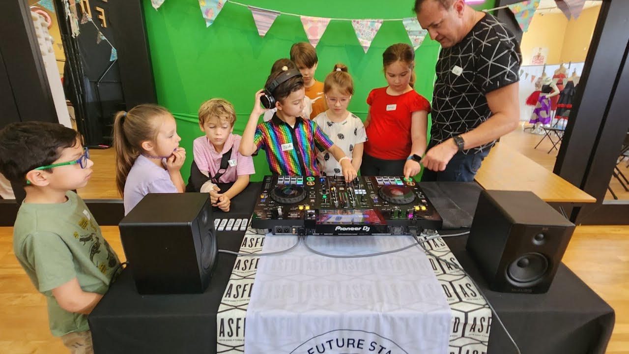 Fashion, Sewing & DJ birthday party @ Austin School of Fashion 