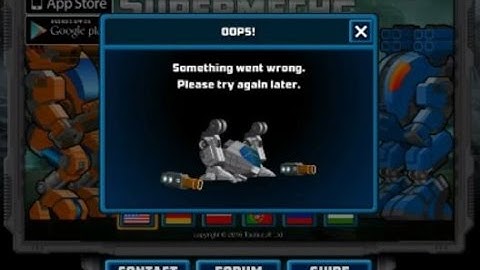 SuperMechs - Log in Problem SOLVED