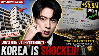 South Korea Is Shocked by Jin's $5.9 Million Real Estate Profit! Jin's Business Empire Keeps Growing