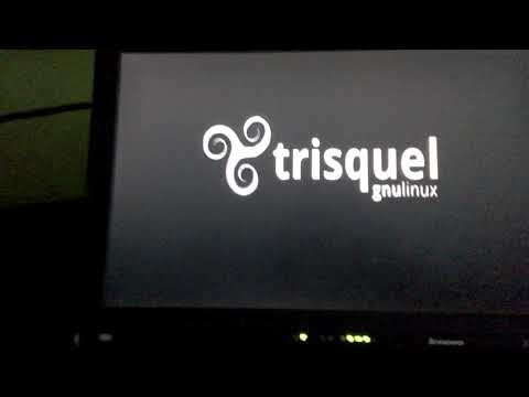 Libreboot Thinkpad X200 booting Trisquel