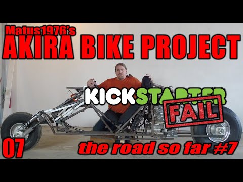 The Akira Bike Project – 07 – Feet Forward motorcycle Kickstarter FAIL!