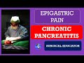 Chronic pancreatitis how to diagnose  treat   epigastric pain