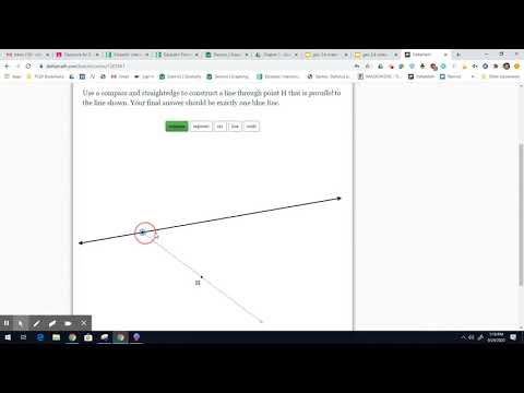 geo 3.6 - constructing parallel and perpendicular lines #1