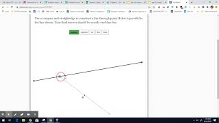 geo 3.6 - constructing parallel and perpendicular lines #1
