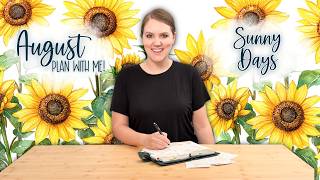 August 2026 Monthly B6 Weekly Duo Plans by Just Scribble Plan with Me || Mandy Lynn Plans