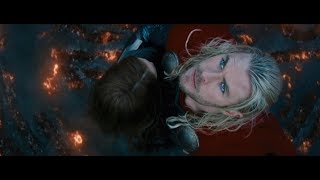 Thor takes Jane  Foster to Asgard. Thor : The Dark World (2013) Mini Movies