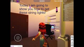 bloxburg lights string roblox