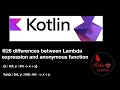 @26 Anonymous Function in Kotlin [Kotlin lesson in Myanmar Language]