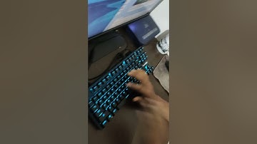 Cosmic Byte CB - GK - 18 Firefly Ten less Keyboard Red Switches Typing Test and Key Sounds