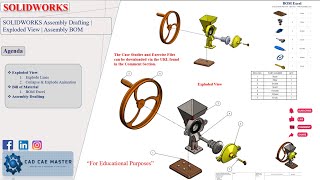 Introduction to SOLIDWORKS Assembly Drafting | BOM | Ballooning | Exploded View | Explode Lines