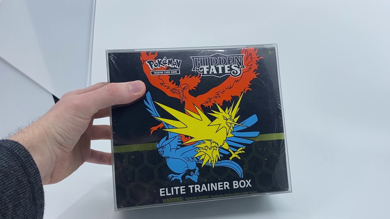 Pokemon Elite Trainer Box plastic protective cases by Evercase (also available for booster box)