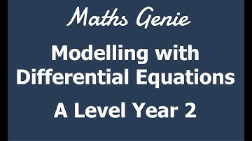 Modelling with differential equations