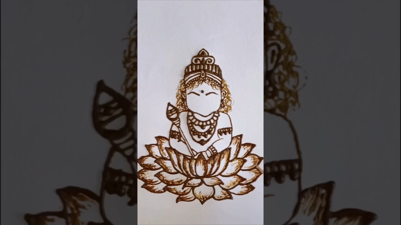 Murugan mehndi design 